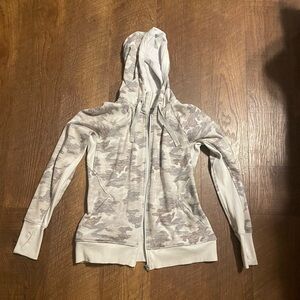 Zip up athletic hoodie